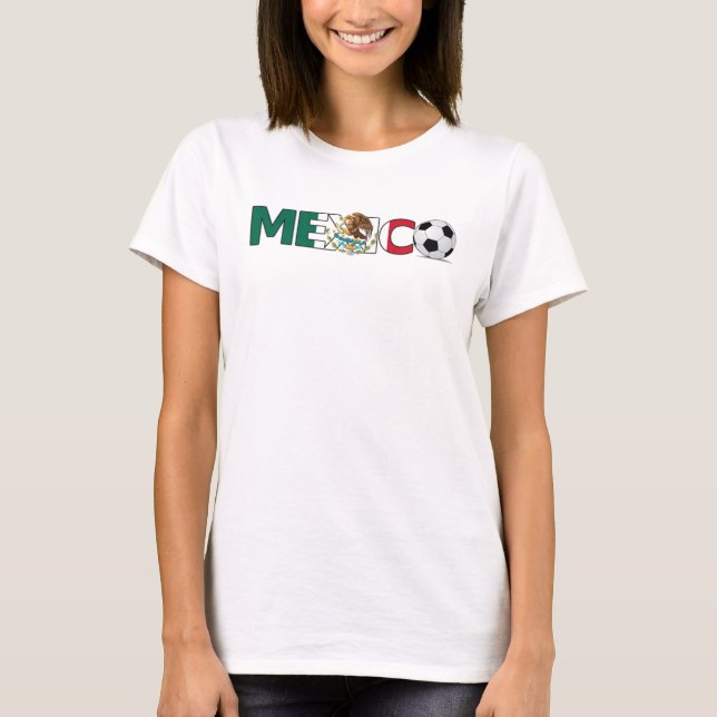 Camiseta México com parte superior dos espaguetes das (Frente)