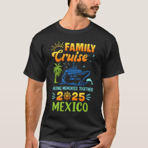 Camiseta México Cruise 2025 Familiar Amigos Férias M