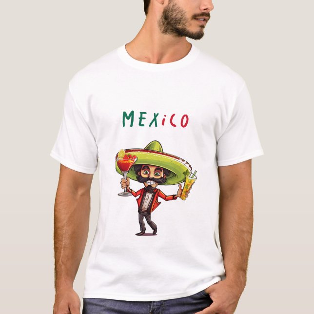 Camiseta México e Margarita (Frente)