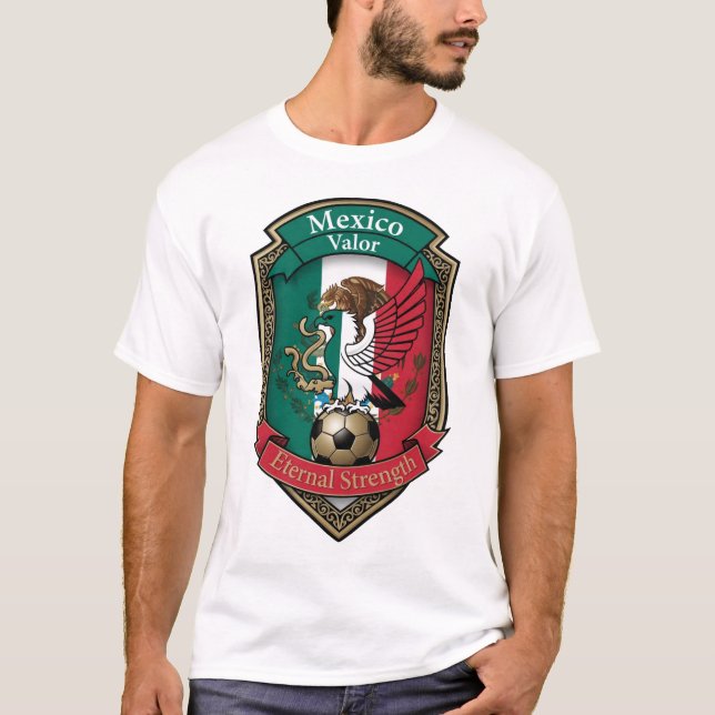 Camiseta Mexico Eagle Ascent, Mexican Flag Gift (Frente)