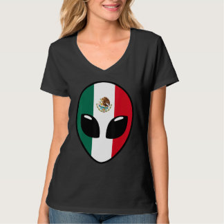 Camiseta Mexico Flag Alien Mexico