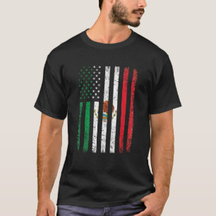 Camiseta México Flag Gift 4 de julho EUA Mexicano