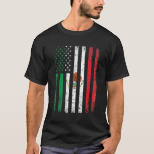 Camiseta México Flag Gift 4 de julho EUA Mexicano