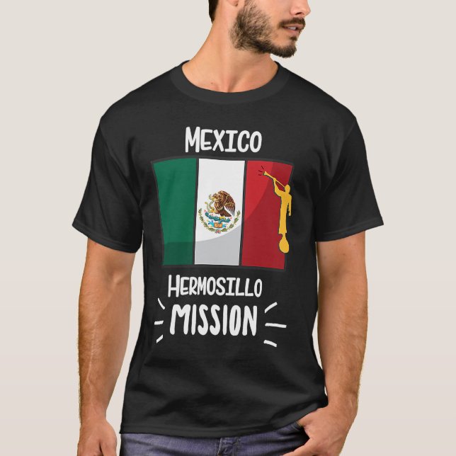 Camiseta Mexico Hermosillo Mormon LDS Mission Missionary (Frente)