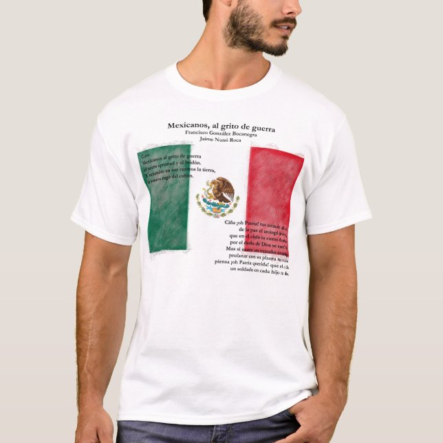 Camiseta México - Himno Nacional Mexicano (Frente)