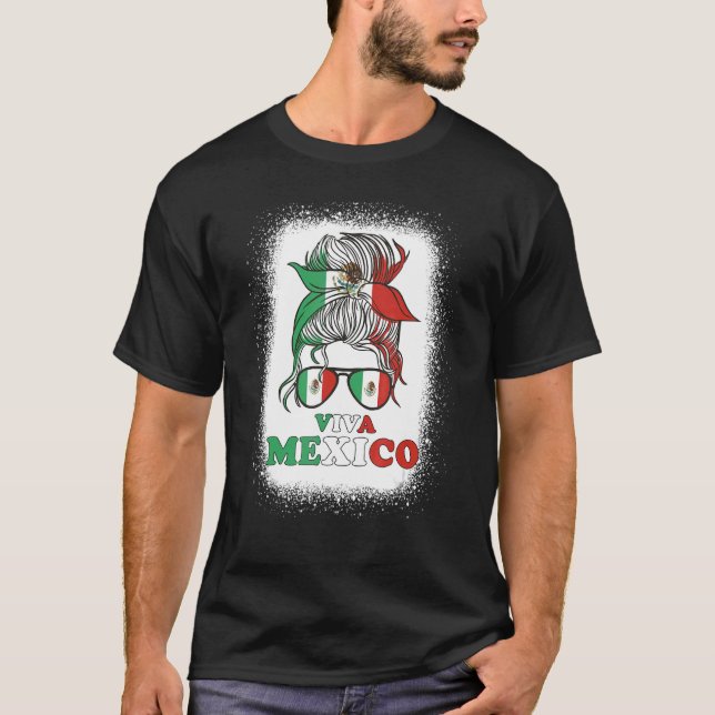 Camiseta Mexico Independence Day Viva Mexico Pride Women Me (Frente)