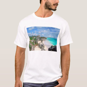 Camiseta México, Iucatão, península, ruínas de Tulum, m
