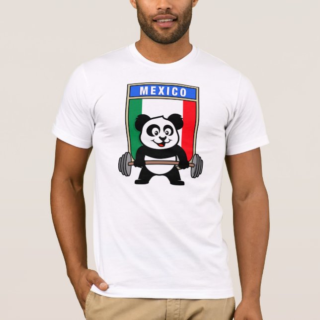 Camiseta México: Levantando Panda (Frente)