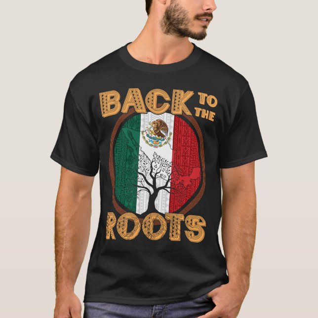 Camiseta México México Bandeira Chicano Latino México Me Pr (Frente)
