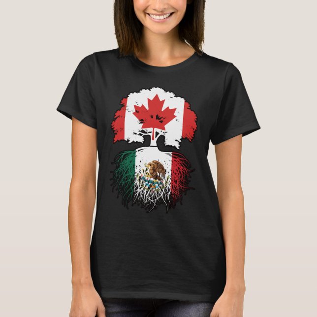 Camiseta México, México, Canadá, Canadá, Sinalizador de Raí (Frente)