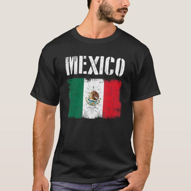 Camiseta México, México, México, região do Orgulho das Raíz (Frente)