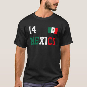 Camiseta México nº 14 do futebol mexicano
