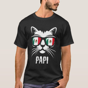 Camiseta México Pai de Sinalizador Cat Mexicano