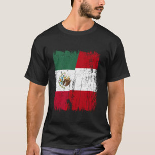 Camiseta México Peru Meia Bandeira Mexicana Herança Peruana