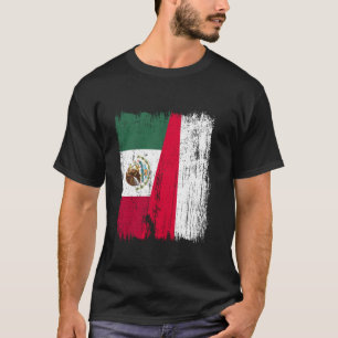 Camiseta México Polônia Meia Bandeira Ancestralidade Mexica