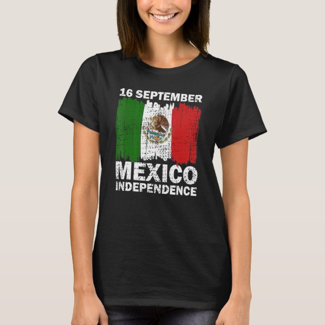 Camiseta Mexico Pride Independence Day 2022 Mexican Flag 20 (Frente)