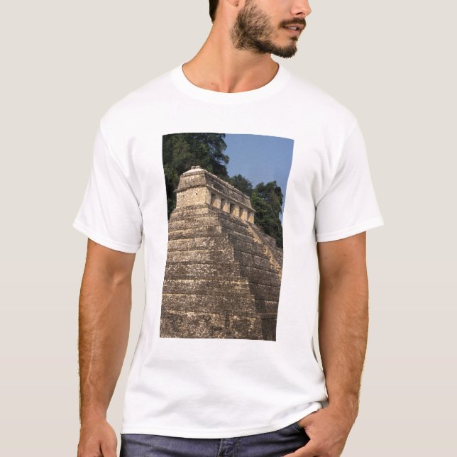 Camiseta México, província de Chiapas, Palenque. Templo de  (Frente)