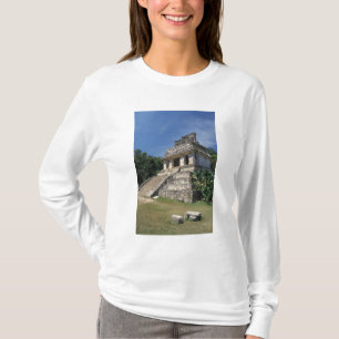 Camiseta México, província de Chiapas, Palenque. Templo do