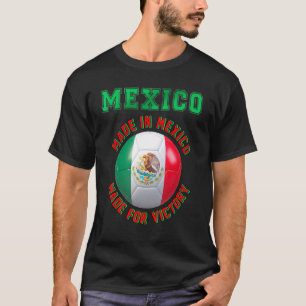 Camiseta México: Slogan para fãs do chá de futebol mexicano