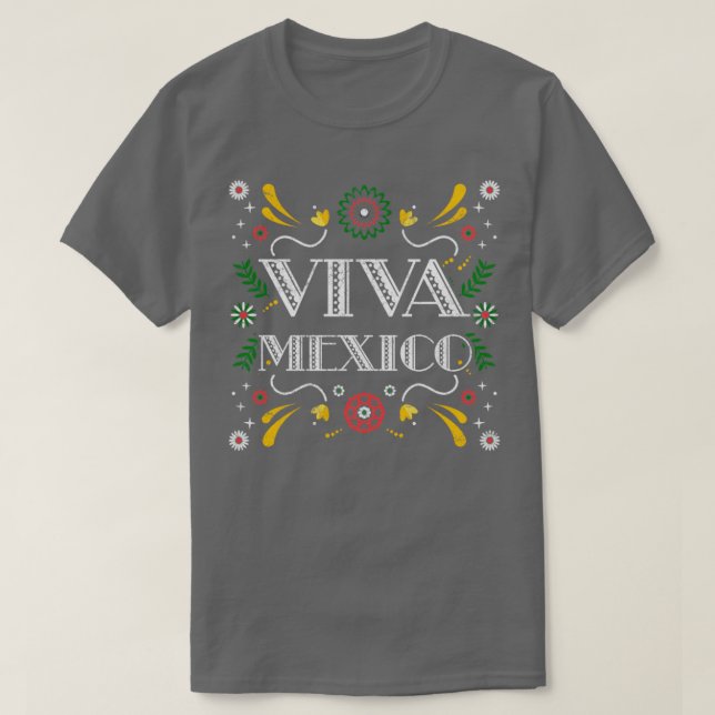 Camiseta México Viva México (Frente do Design)