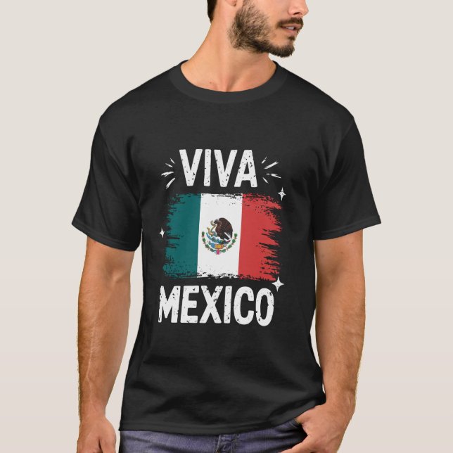 Camiseta México Viva México (Frente)