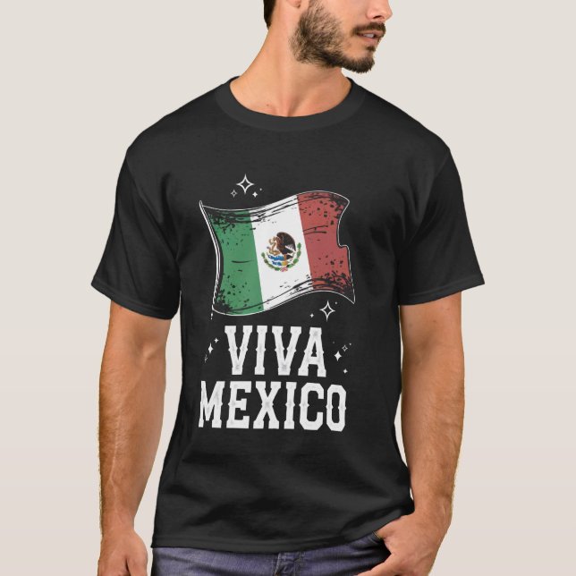 Camiseta México Viva México (Frente)