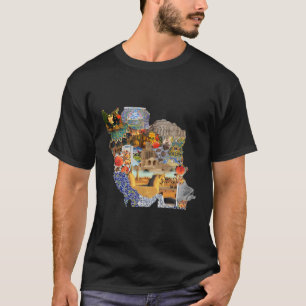 Camiseta Meydan Shahyad Meydan Azadi Iran Map Map Persa
