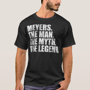 Camiseta MeyersMeyers Nome da família Meyers sobrenome Meye