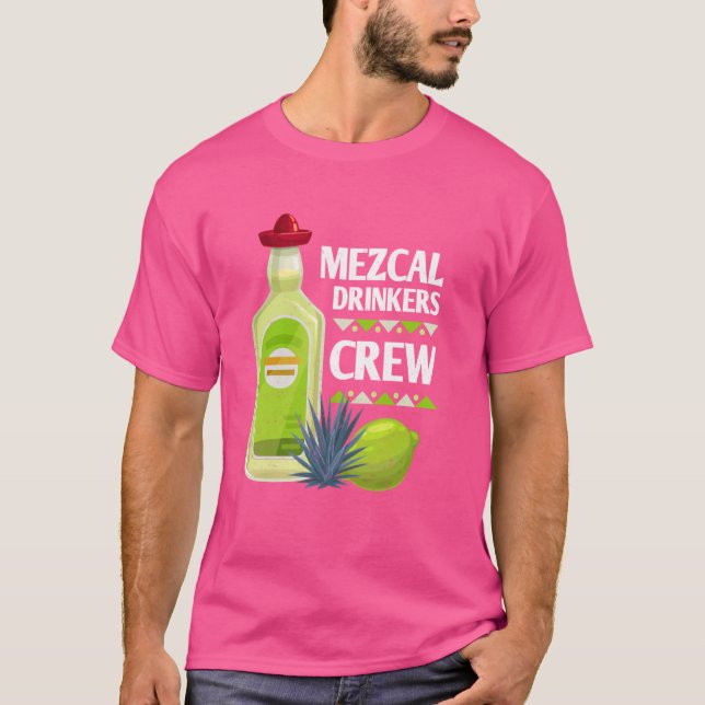 Camiseta Mezcal Tequila Margarita Mexicanos Cocktails Alcoh (Frente)
