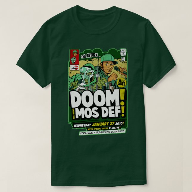 Camiseta mf doom (Frente do Design)