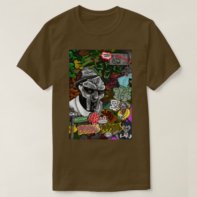 Camiseta mf doom (Frente do Design)