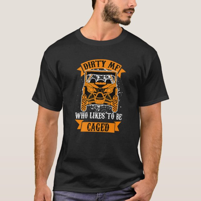 Camiseta MF Sujo Gosta De Ser Enjaulado UTV SxS Lado a Lado (Frente)