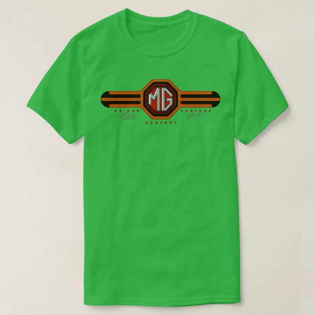 Camiseta MG Automóveis Inglaterra (Frente do Design)