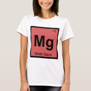 Camiseta Mg - Olhar Masculino Teoria do Filme Símbolo Quími