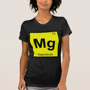 Camiseta Mg - Química do Magnésio Símbolo da Tabela Periódi
