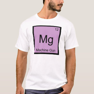 Camiseta Mg - Símbolo de Elemento de Química Engraçado d