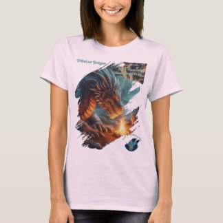 Camiseta Mga Dragon | Tribal Fire Dragon Fantasy Art 