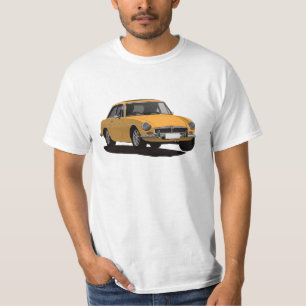 Camiseta MGB GT - laranja - marrom - selecione uma cor!