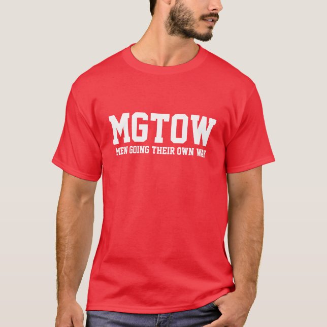 Camiseta MGTOW - Homens que vão sua própria maneira (Frente)