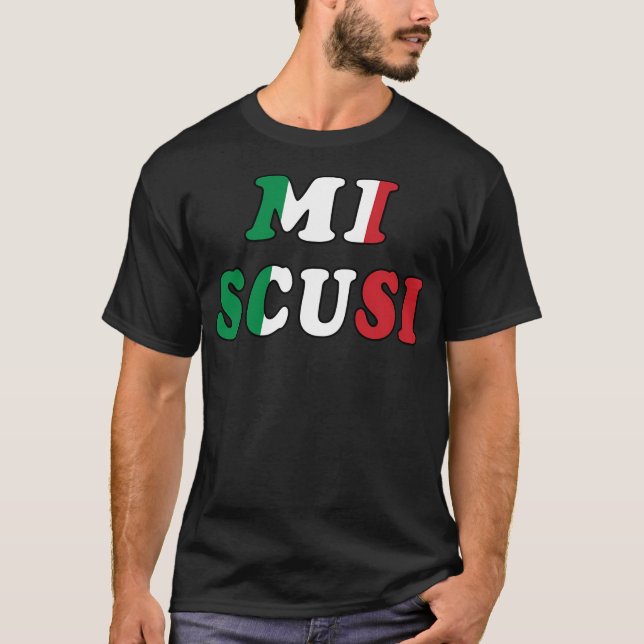 Camiseta Mi Scusi (Frente)