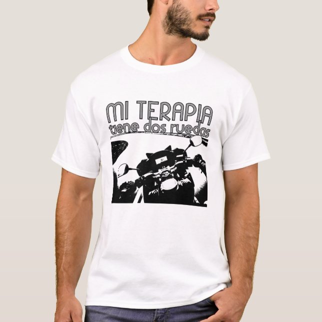 Camiseta Mi terapia tiene dos ruedas (Frente)