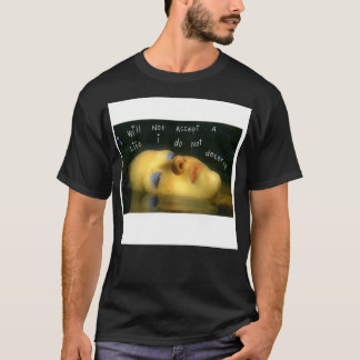 Camiseta Mia gótico não aceitarei uma vida que não mereço