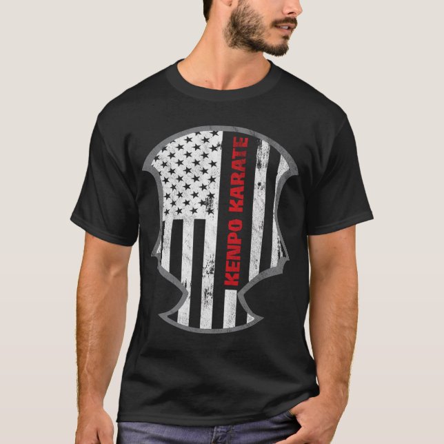 Camiseta Mial Kenpo Karate americana (Frente)