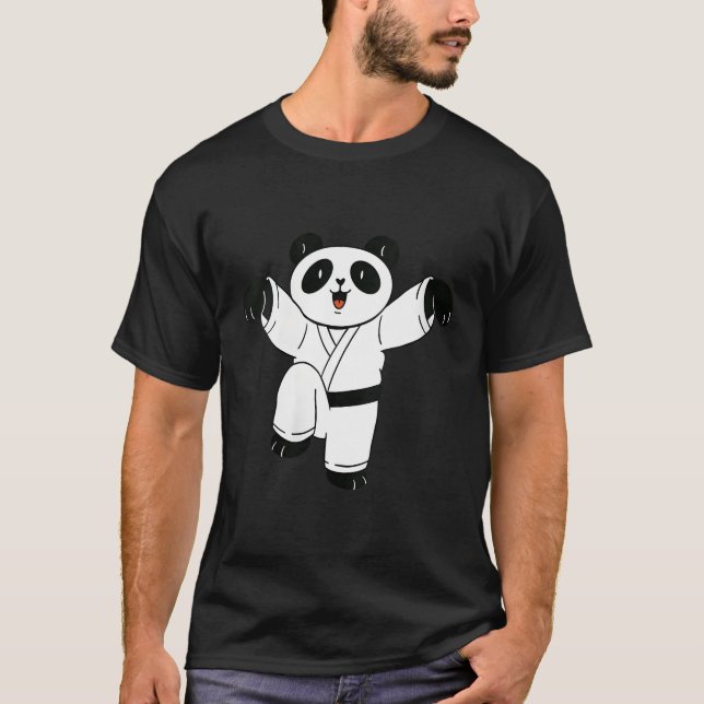 Camiseta Mial Panda Karate (Frente)