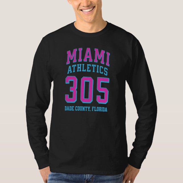 Camiseta Miami Athletics 305 Miami Dade County FL for 305 A (Frente)
