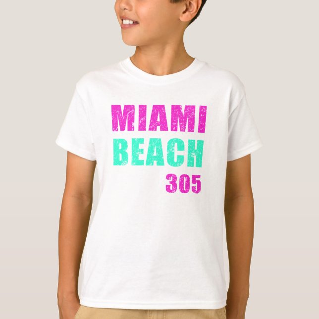 Camiseta Miami Beach 305 (Frente)
