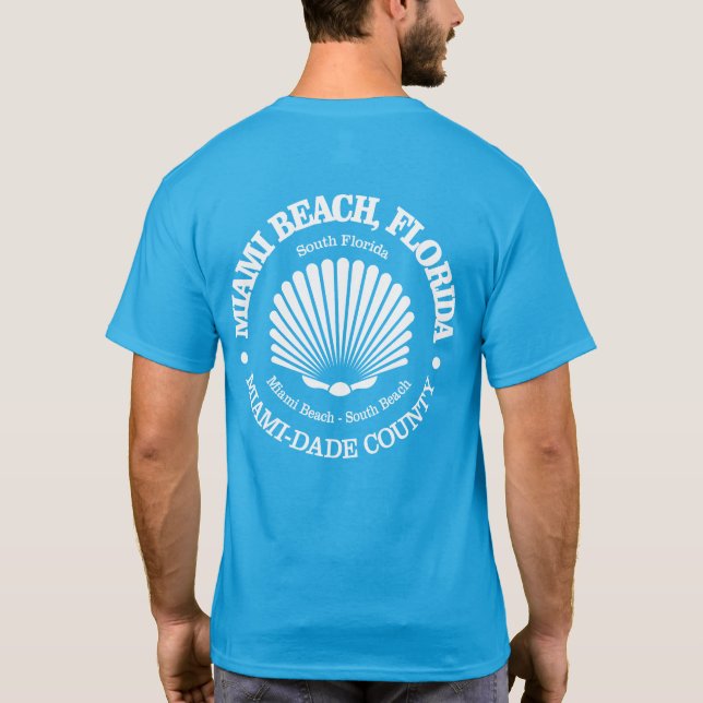 Camiseta Miami Beach (concha) (Verso)