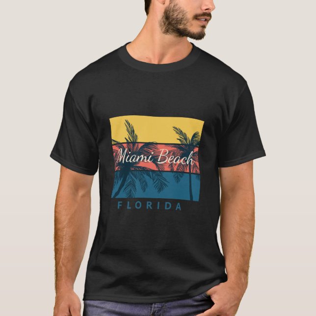 Camiseta Miami Beach Flórida (Frente)