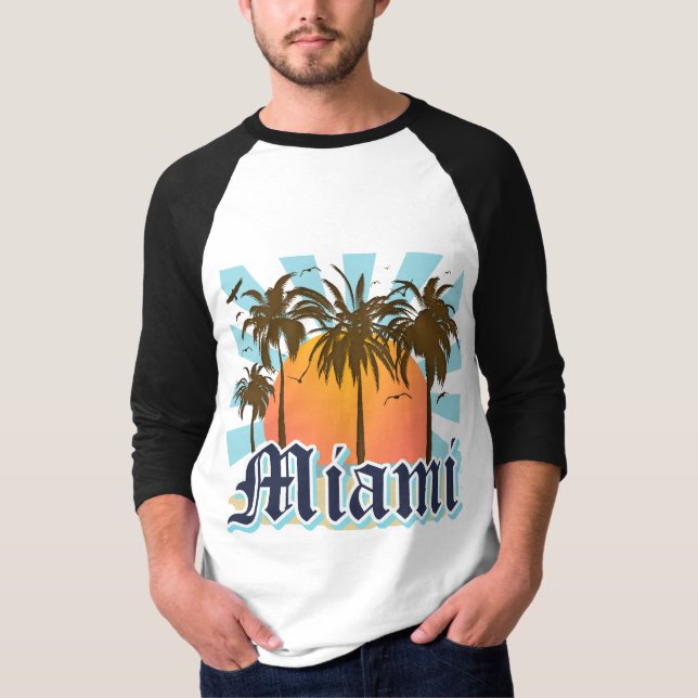 Camiseta Miami Beach Florida FLA (Frente)