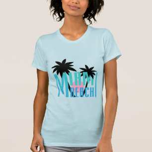 Camiseta Miami Beach, Flórida, Tipografia Legal
